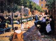 Federico zandomeneghi Place dAnvers painting